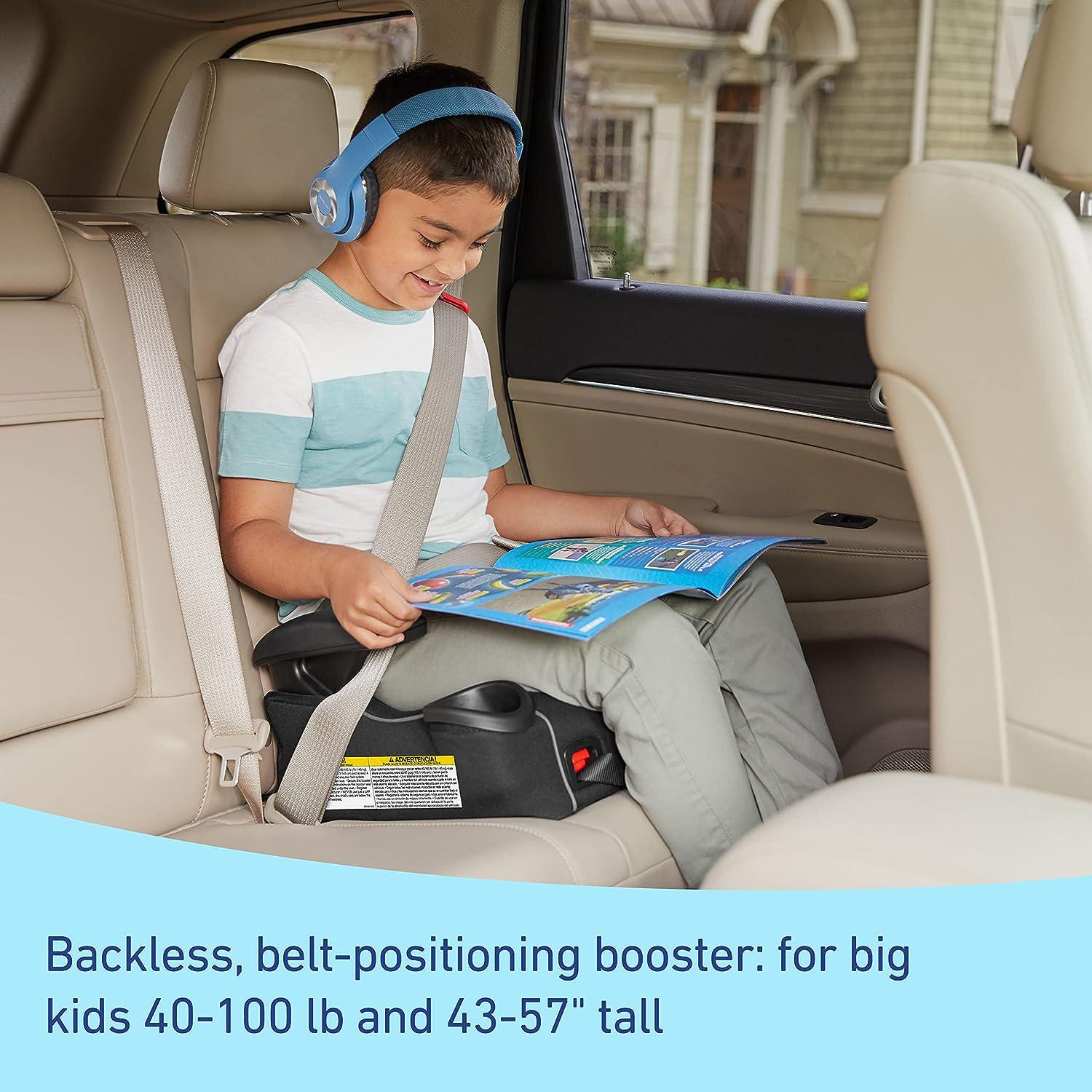Graco TurboBooster LX Backless Booster With Affix Latch | Backless Booster Seat For Big Kids Transitioning To Vehicle Seat Belt, Montgomery,