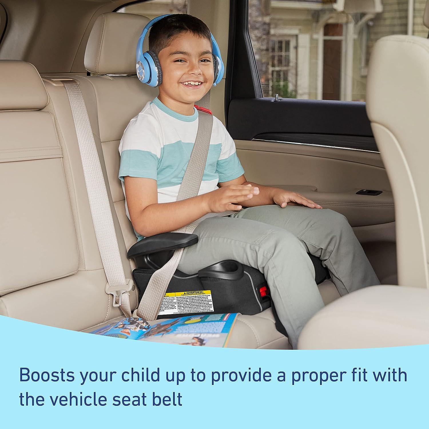 Graco TurboBooster LX Backless Booster With Affix Latch | Backless Booster Seat For Big Kids Transitioning To Vehicle Seat Belt, Montgomery,