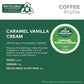 Green Mountain Coffee Roasters Caramel Vanilla Cream, Single Serve Keurig K-Cup Pods, Flavored Light Roast Coffee, 32-Count