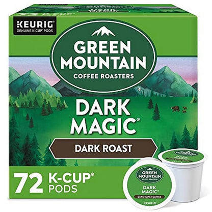 Green Mountain Coffee Roasters Dark Magic Keurig K-Cup Pods, Dark Roast, 72 Count