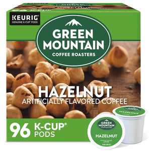 Green Mountain Coffee Roasters Green Mountain Coffee Roasters Hazelnut Coffee, Keurig Single-Serve K-Cup Pods, Light Roast, 96 Count