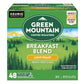 Green Mountain Coffee Roasters Breakfast Blend Keurig K-Cup Pods, Light Roast, 48-Count, 100% Arabica
