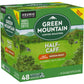 Green Mountain Coffee Roasters Half Caff, Medium Roast Coffee Pods, Keurig K-Cup Pods, 48 Count