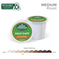 Green Mountain Coffee Roasters Half Caff, Medium Roast Coffee Pods, Keurig K-Cup Pods, 48 Count