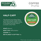 Green Mountain Coffee Roasters Half Caff Keurig K-Cup Pods, Medium Roast, 32 Count, Balanced & Smooth Coffee
