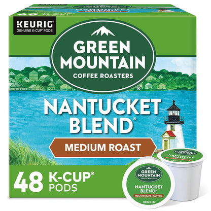 Green Mountain Coffee Roasters Nantucket Blend, Medium Roast, Single Serve Keurig K-Cup Pods, 48 Count, Bold & Smooth Coffee