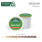 Green Mountain Coffee Roasters Half Caff Keurig K-Cup Pods, Medium Roast, 32 Count, Balanced & Smooth Coffee