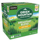 Green Mountain Coffee Roasters Breakfast Blend Keurig K-Cup Pods, Light Roast, 48-Count, 100% Arabica