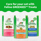 Greenies Dental Treats for Adult Cats, Savory Salmon Flavor, 21 oz Tub