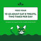 Greenies Dental Treats for Adult Cats, Savory Salmon Flavor, 21 oz Tub