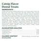 Greenies Cat Dental Treats 21 oz Tub Catnip Flavor Crunchy Texture for Clean Teeth and Fresh Breath