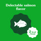 Greenies Feline SmartBites Salmon Flavor Cat Treats for Skin and Fur Health 16 oz Tub