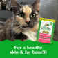 Greenies Feline Smartbites Skin and Fur Cat Treats Salmon Flavor 4.6 oz Pack