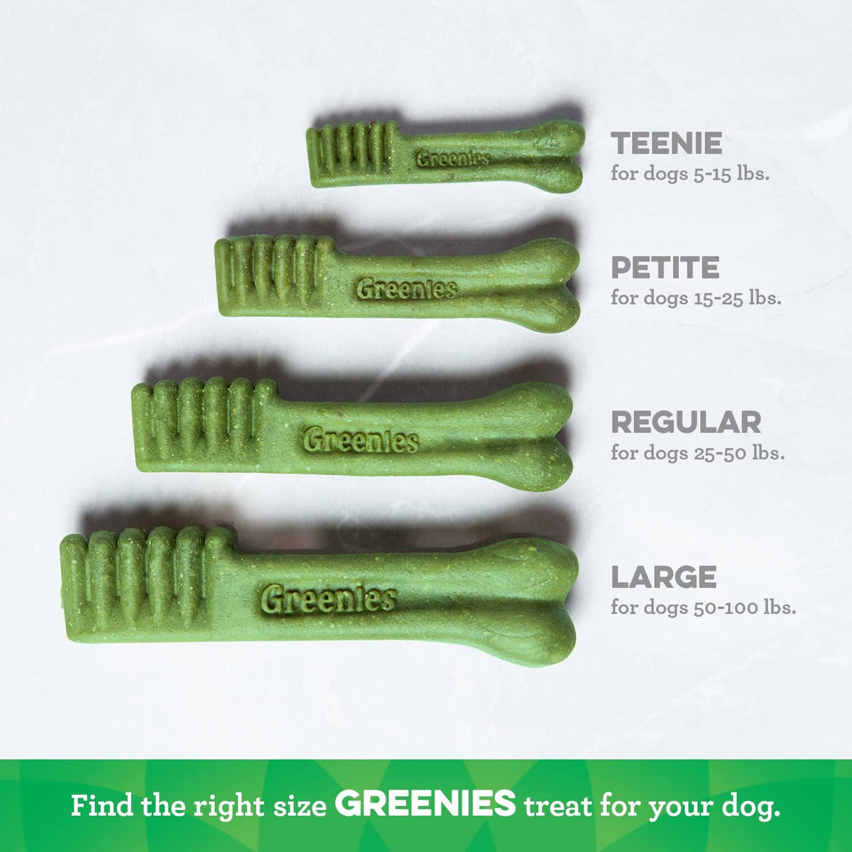 Greenies Original Petite Natural Dental Care Dog Treats, 3 Oz. Pack (5 Treats),