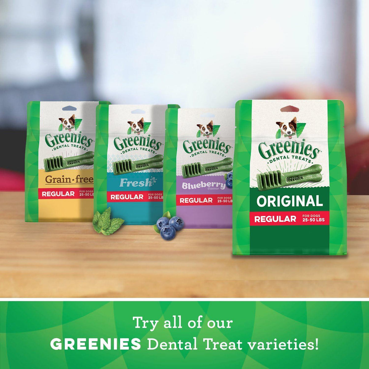 Greenies Original Petite Natural Dental Care Dog Treats, 3 Oz. Pack (5 Treats),