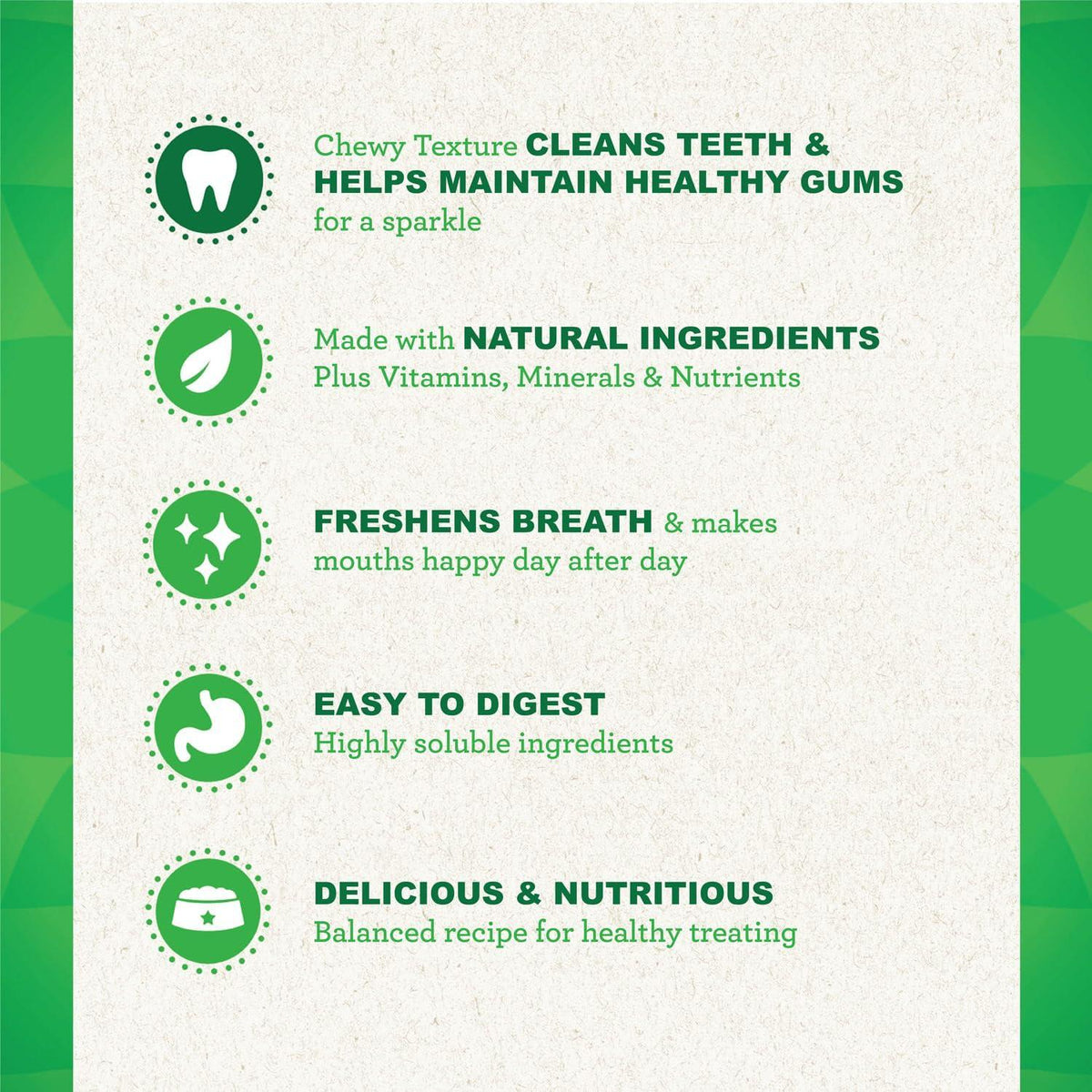 Greenies Original Petite Natural Dental Care Dog Treats, 27 Oz. Pack (45 Treats),