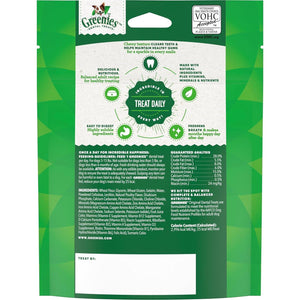Greenies Original Teenie Natural Dental Care Dog Treats, 3 Oz. Pouch (11 Treats),