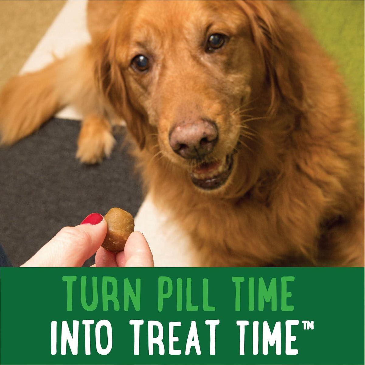 Greenies Pill Pockets For Dogs Tablet Size Natural Soft Dog Treats With Real Peanut Butter, 3.2 Oz. Pack (30 Treats),