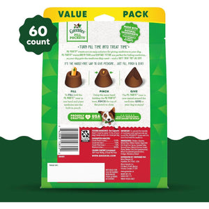 Greenies Pill Pockets for Dogs Large Size Hickory Smoke Flavor 60 Soft Treats 15.8 oz Pouch