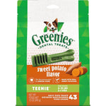 Greenies Teenie Natural Dog Dental Treats, Sweet Potato Flavor, 12 Oz. Pack (43 Treats),