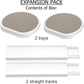 Greige - Expansion Pack - 2 Straight Tracks And 2 Trays. Does Not Work Without The Lazy Susan Revolution Full Set (Sold Separately).,860011982951