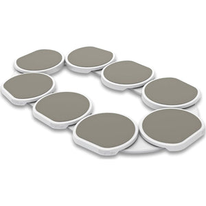 Greige - The Lazy Susan Revolution - The First Patented Lazy Susan Turntable Expandable For Rectangular And Oblong Tables - Kitchen And Dining Tables - Great Gift! Parties And Gatherings,860011982913