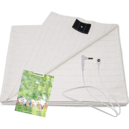 Grounding Half Sheet With Grounding Cord - Materials Organic Cotton And Silver Fiber Natural Wellness (36 * 91 Inch),752777914645