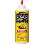 HARRIS Boric Acid Roach And Silverfish Killer Powder W/Lure For Insects (16oz),732233472360
