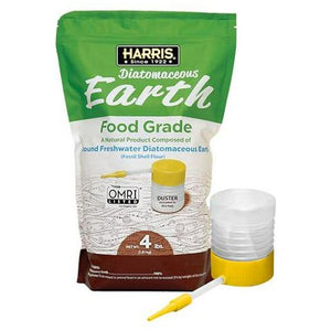 Harris Diatomaceous Earth Food Grade 4 lb Bag Includes Powder Duster for Easy Application