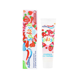 Aquafresh Splash Strawberry Flavour Toothpaste For Kids 3-8 Years 50ml