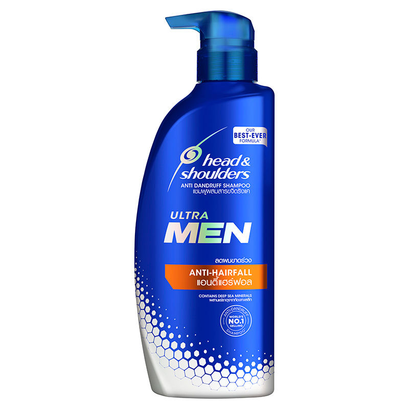 Head & Shoulders Ultra Men Anti-Hairfall Anti-Dandruff Shampoo 480ml,4902430807173,
