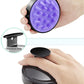 HEETA HEETA Shampoo Scalp Brush Massager Hair Growth, Scalp Scrubber With Soft Silicone Bristles For Hair Growth And Dandruff Removal, Hair Brush For Scalp Exfoliator, Black