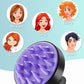 HEETA HEETA Shampoo Scalp Brush Massager Hair Growth, Scalp Scrubber With Soft Silicone Bristles For Hair Growth And Dandruff Removal, Hair Brush For Scalp Exfoliator, Black
