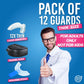HONEYBULL Mouth Guard For Grinding Teeth [12 Pack - Thin] 1 Size For Light Grinding | Comfortable Custom Mouth Guard For Clenching Teeth At Night, Bruxism, Whitening Tray And Guard,