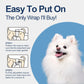 Honey Care All-Absorb Male Dog Wraps, Extra Small, Leak-Proof, 50 Ct, Disposable Male Diapers for Dogs