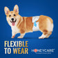 Honey Care All Absorb Male Dog Wraps 50 Count Small Disposable Puppy Diapers Leak Protection