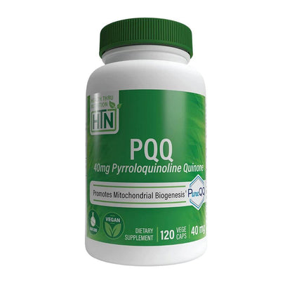 Health Thru Nutrition PQQ Pyrroloquinoline Quinone 40mg 120 Veg Capsules