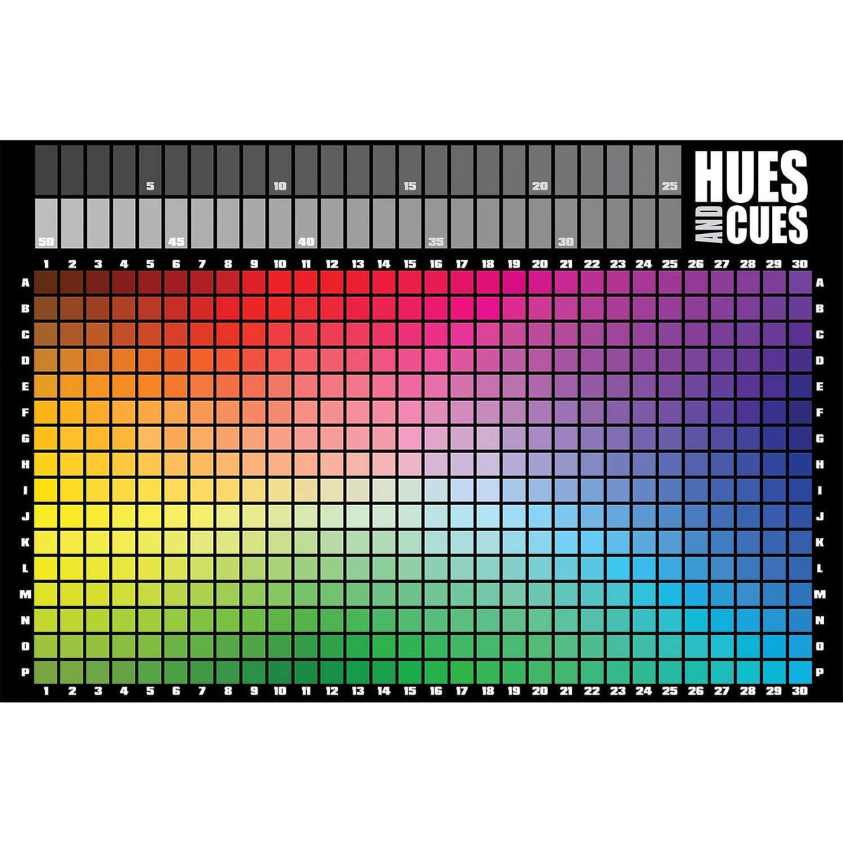 HUES And CUES - Vibrant Color Guessing Board Game For 3-10 Players Ages 8+, Connect Clues And Guess From 480 Color Squares,