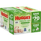 HUGGIES Natural Care Sensitive Baby Wipe Refill, Fragrance Free (1,088 Count),