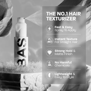 BASED BODYWORKS Hair Texturizing Powder, Lightweight And Volumizing Hair Styling Powder With Matte Finish, Add Texture To Hair With Medium Hold, Best For Short To Medium Hair, (1.69oz Bottle, Pack Of 1)