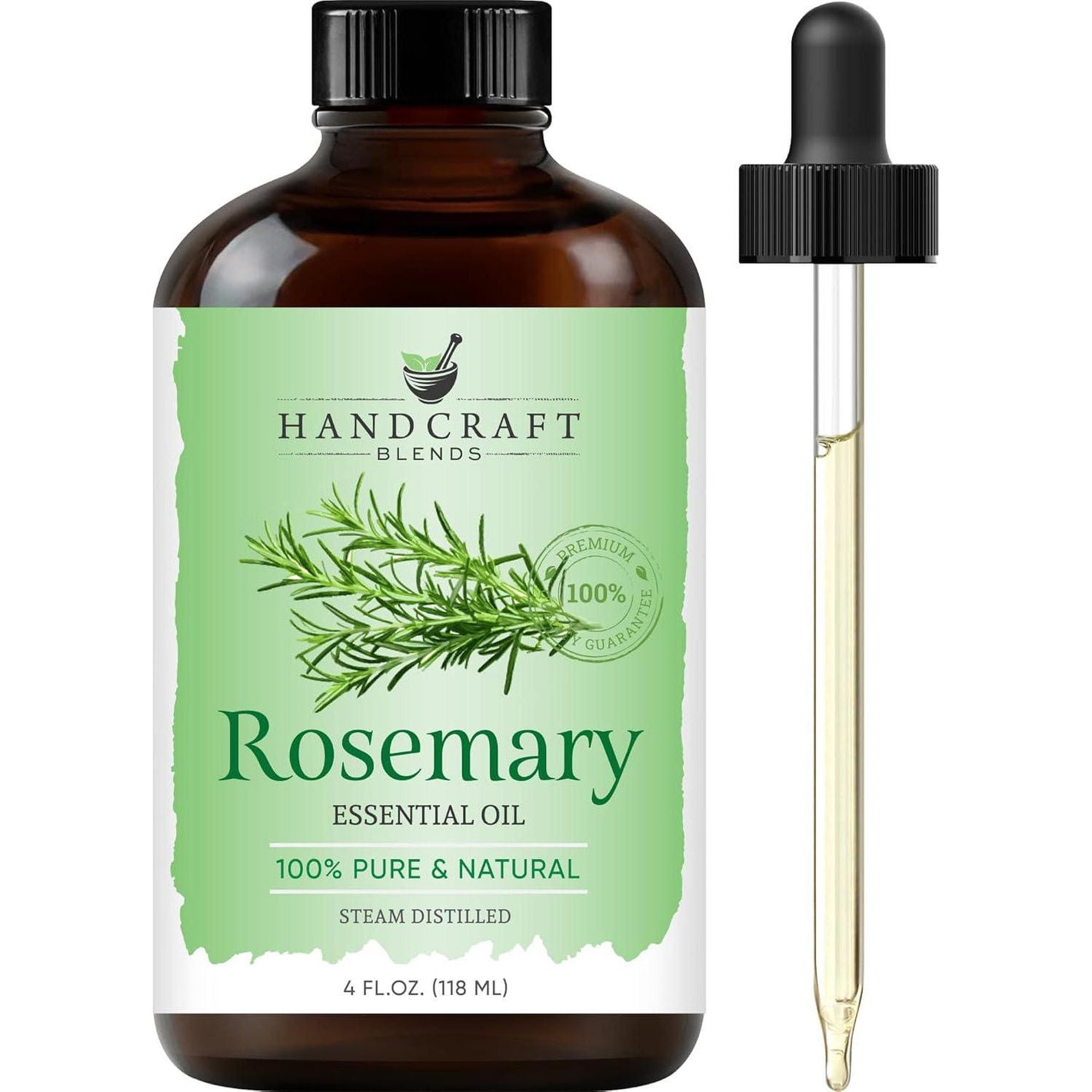 Handcraft Blends Rosemary Essential Oil, 100% Pure & Natural, Premium Grade Essential Oil for Diffuser & Aromatherapy, 4oz