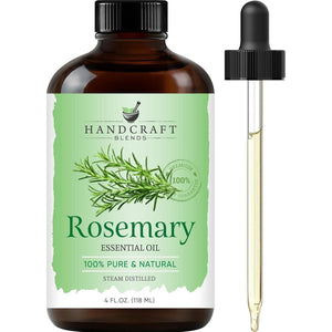 Handcraft Blends Rosemary Essential Oil, 100% Pure & Natural, Premium Grade Essential Oil for Diffuser & Aromatherapy, 4oz