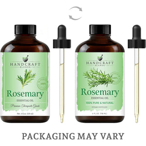 Handcraft Blends Rosemary Essential Oil, 100% Pure & Natural, Premium Grade Essential Oil for Diffuser & Aromatherapy, 4oz