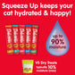 Hartz Delectables Squeeze Up Cat Treats 8 Pack Tuna and Salmon Flavor Interactive Lickable Snacks for Adult and Senior Cats