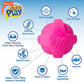 Hartz DuraPlay Ball Squeaky Latex Dog Toy Medium Size Pack of 3 Durable Soft Chew Balls for Dogs