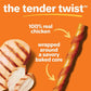 Hartz Oinkies Tender Twists with Real Chicken Breast 18 Count Rawhide Free Highly Digestible Dog Chews
