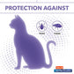Hartz UltraGuard Plus Flea & Tick Collar for Cats, 1?Pc, 7?Month Protection, White, Waterproof, Adjustable Fit