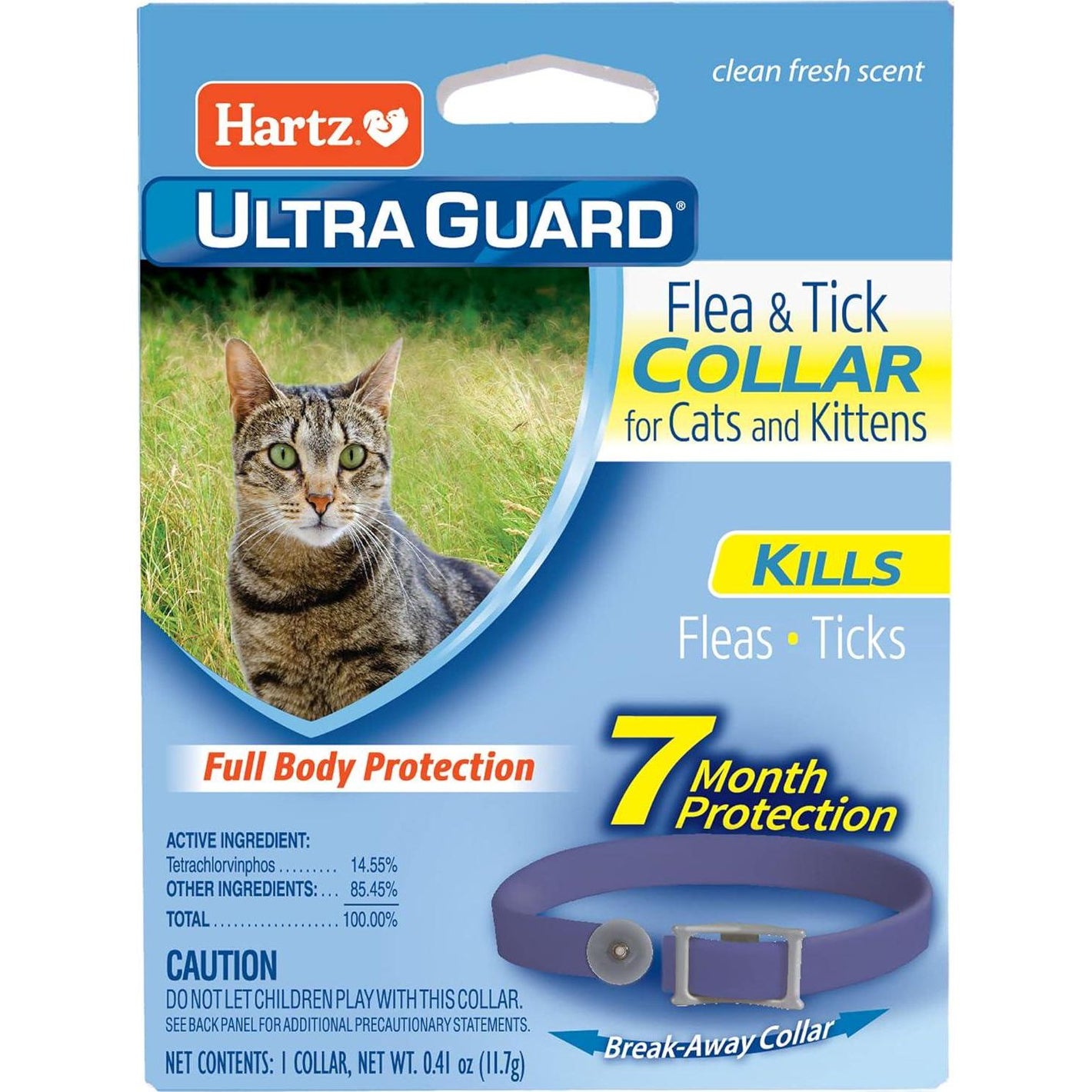 Hartz UltraGuard Flea and Tick Collar for Cats and Kittens Purple 7 Month Protection