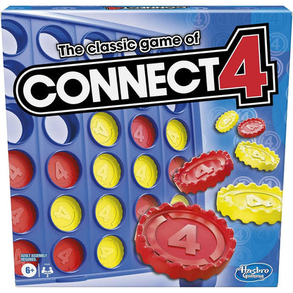 Hasbro Connect 4 Game, Classic Grid, Strategy Board Game for Kids Ages 6+, 2 Player Family Game