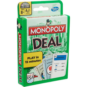 Hasbro Monopoly Deal Card Game Quick Playing Card Game for Families 2 to 5 Players Age 8 Plus Amazon Exclusive